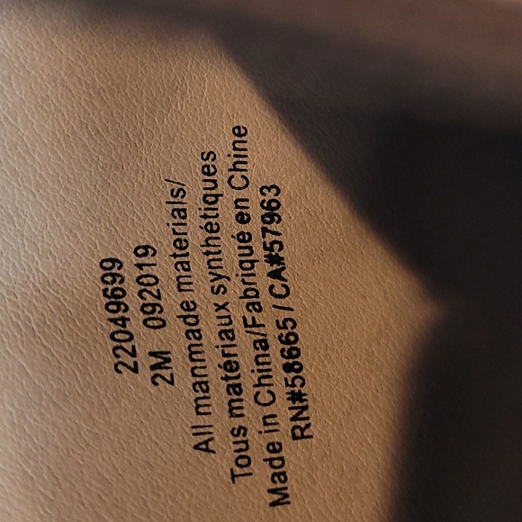 Treasure & Bond zip up ankle boots girls size 2M tan 22049699 - Picture 7 of 9